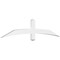 Ekena Millwork Bellingham Architectural Grade PVC Gable Bracket, 72"W x 15"H x 2"D x 4"F, 5/12 Pitch GBP072X15X0204BEL00 - alternate 1